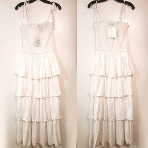 [Pink Diamond][New] White Dress-S, White